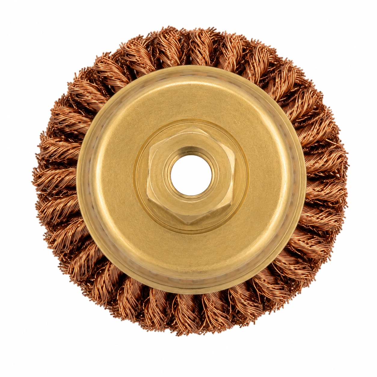 Non Sparking Knotted Cup Brush